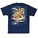 Guy Harvey Men's Sunset Rig S/S Tee, Navy, X-Large