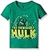 Marvel Little Boys' Toddler Incredible Hulk Smash Short Sleeve T-Shirt, Kelly, 4T