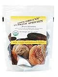 Indus Organics Jumbo Turkish Dried Apricots, 1 Lb Bag, Sulfite Free, No Added Sugar, Premium Grade, Freshly Packed