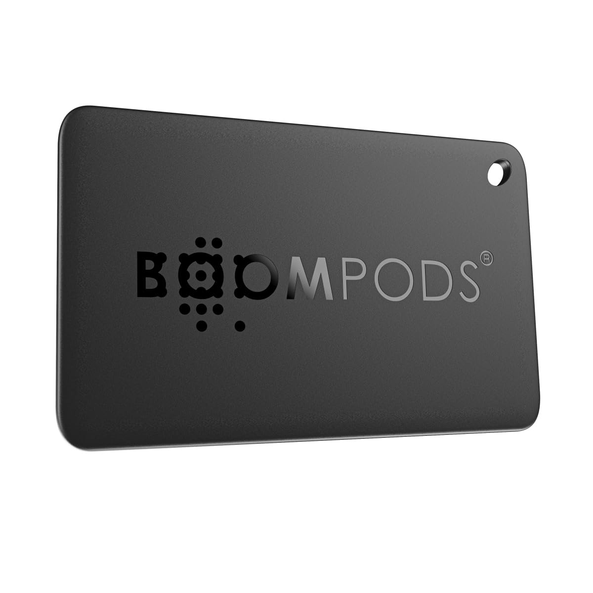 Boompods Boomcard Wallet Tracker Card - Bluetooth Wallet Finder for Bags, Keys & Luggage Tag, Waterproof Location Device with Long-Lasting Battery, Compatible with Apple Find My App, Credit Card Slim
