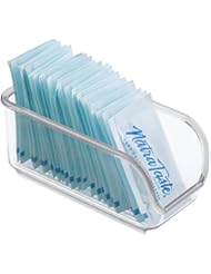 iDesign BPA-Free Plastic Sugar Packet Holder and Organizer, The Linus Collection - 2.25