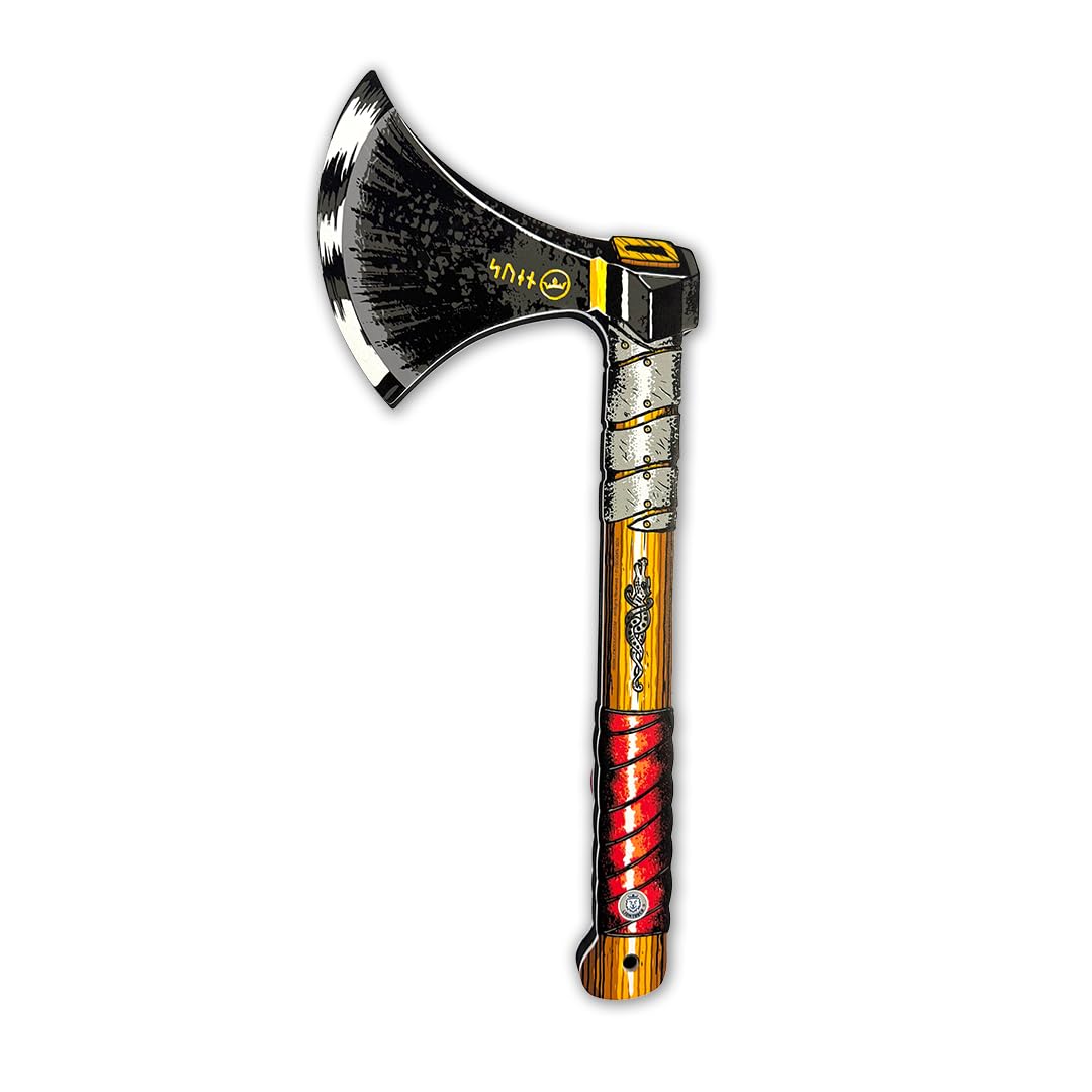 Liontouch - Viking Axe | For Boys Aged 3+ Years | Workshop Master Sven's Authentic Viking Warrior Toys | Safe Medieval Weapon Accessory in Durable Foam for Little Berserkers' Roleplay & Costumes