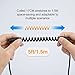 CableCreation Micro USB to Micro USB Coiled Cable 0.56ft to 4ft, Coiled Micro OTG Cable with Gold Plated Connector Aluminium Shell Works for Raspberry Pi Zero, Smart Phones, DJI Remote, Black