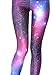 RedExtend Women's Digital Print Cosmic Galaxy Tight Stretch Leggings