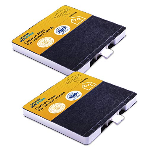 Filtre D'Extraction De Charbon Actif Kf6 Hotte De Rechange Pour Siemens Lz53251, Bosch Dhz5325, Neff Z5101X1, Vvz52V40 2 Pièces Par Golden Icepure (Facture Disponible)