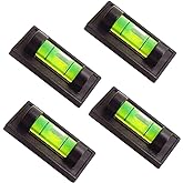 WOYISEPG 4Pcs Magnetic Bubble Spirit Level RV Standard Levels Magnet RV Levelers Tool for RV Camper, Travel Trailer, Motorhom