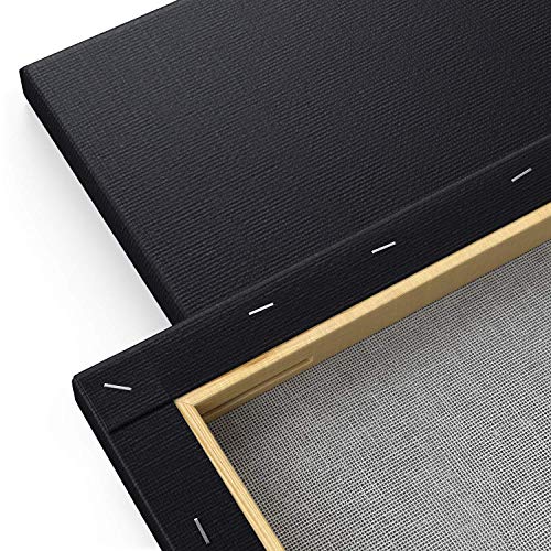 Arteza Paint Canvases for Painting, Pack of 8, 12 x 12 Inches, Square