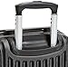 Amazon Basics Hardside Spinner Luggage - 24-Inch, Carbon Black
