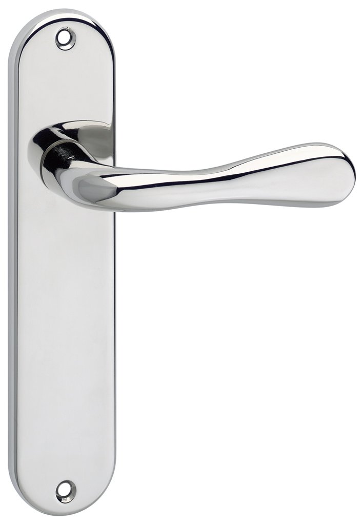 Merriway BH01290 Richmond Latch Door Handle-Polished Nickel