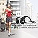 ALLIMITY Wireless Bone Conduction Headphone Bluetooth Over Ear Stereo Earphones with Mic for iPhone, iPad, Samsung, Sony, LG, HTC Android Smart Cellphones, Tablets(Black)
