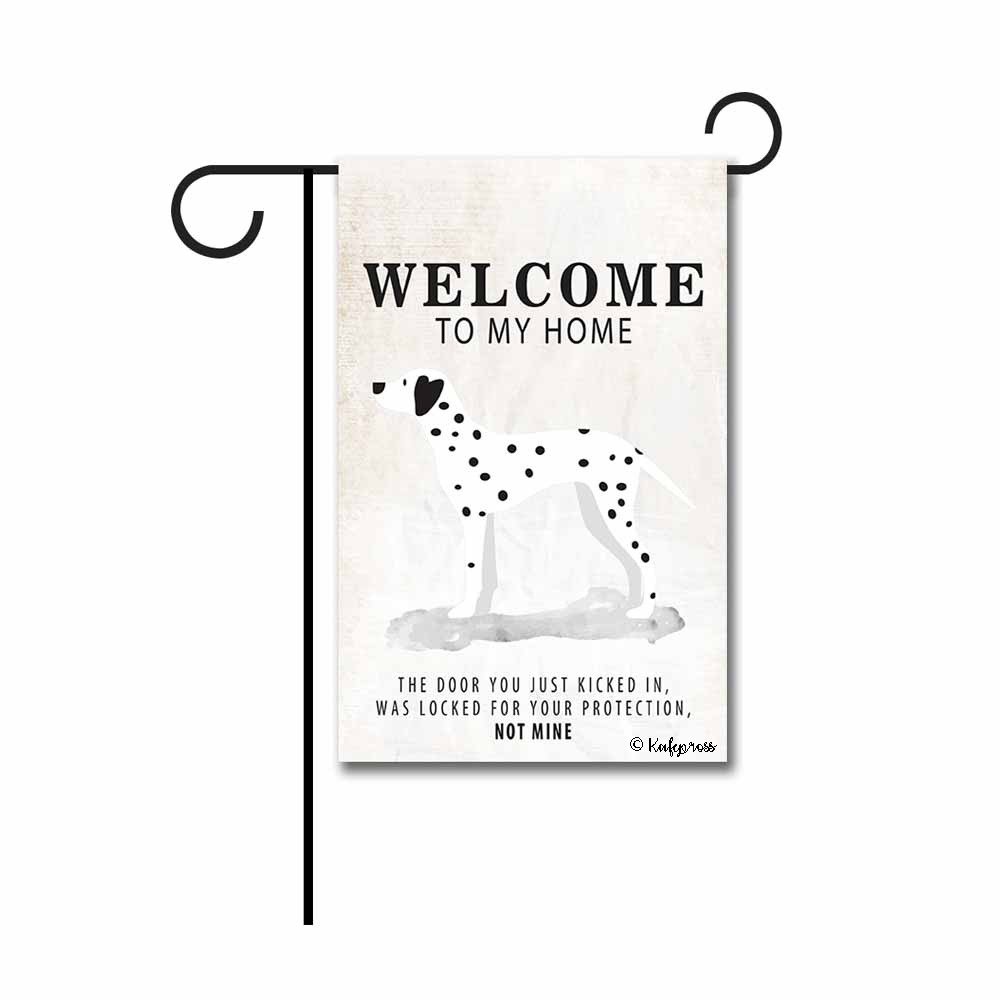 Best Dalmations Garden Flag