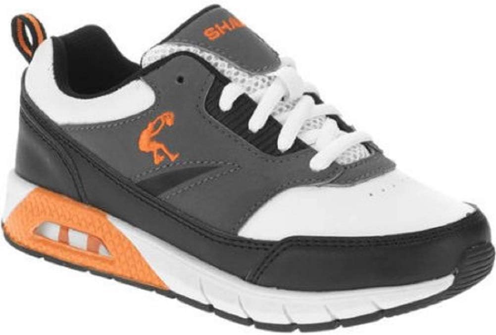 Shaq Boys Retro High-top Basketball Athletic Shoe (Youth 12, Grey)