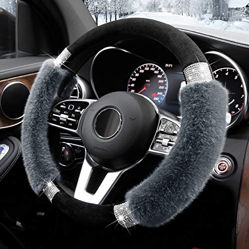 2 Achiou+Universal+Steering+Luxurious+Rhinestone