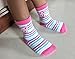 RATIVE Basic Cotton Crew Socks for Unisex Baby Infant Toddler Kids Boys Girls(6-12 Months,12-pairs/black)