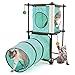 Kitty City Steel Claw Passage Cat Furniture Green, 2 Levels (SPO-0583)