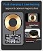 USB C Magnetic Wireless Charger Receiver Kit SIKAI Ultra Slim Combination Wired & Wireless Charging Cable Magnetic Wireless Receiver with Free Magnetic Cable (for USB C)