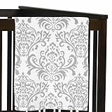 Sweet Jojo Designs Plush Fleece Throw Receiving Crib Baby Girl Blanket for Pink, Gray and White Elizabeth Collection