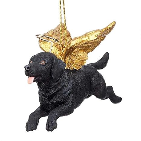 Christmas Tree Ornaments Honor The Pooch Black Labrador