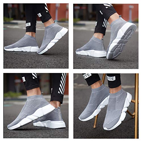 WXQ Men's Fashion Sneakers - Lightweight Breathable Walking Shoes Running Shoes Mesh Workout Casual Sports Shoes