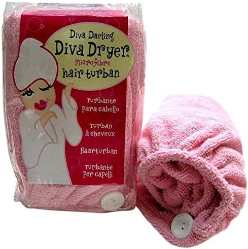 Diva Darling Terry Patented Turban - Pink