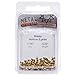 Metal Elements Brass 3/32 Inch Hollow Eyelets 1/16 Inch Diameter (100)