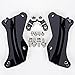 Astra Depot Glossy Black 4 Point Docking Hardware Kit for Harley Road King Street Glide 2014-2016