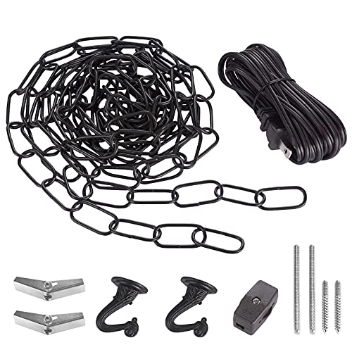 Canomo Swag Light Kit with 12 Feet Chandelier Chain