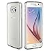 EasyAcc Samsung Galaxy S6 Clear Case Ultra Transparent Crystal Invisible Protector Cover Shockproof Scratch Resistant Soft TPU Edge Hard Back Panel