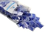 300 Pack of Half Gram Blue to Pink Indicating Silica Gel Packets Desiccants [1.35" x .85"] - RECHARGEABLE by Listing Instructions
