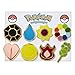 Pokemon Gym Badges - Kanto Gen 1 (Gold Trim)