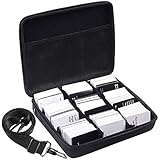 PAIYULE Extra Large Hard Game Card Case for 2200+ Cards. Fits for Main Card Game - C. A. H. Card Game, for Pokemon Trading Card Game and All Other Card Games Expansions with Shoulder Strap