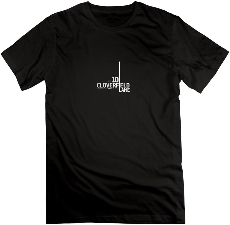 Crew Neck 10 Cloverfield Lane T-Shirts For Mens Black