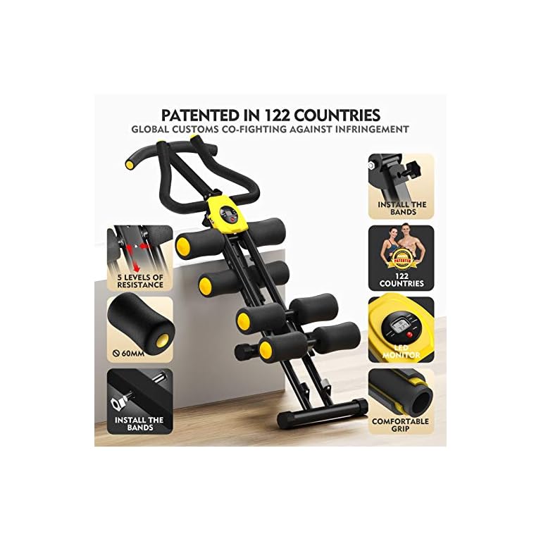 MBB Multifunction Home Gym Equipment,Ab Machine,Height