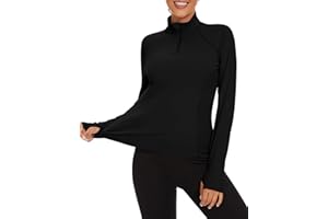 Ivicoer Workout Jackets For Women Athletic Zip Pullover Top With Thumb Holes