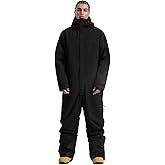 GSOU SNOW Ski Suits Women Men One Piece Snow Suits Waterproof Windproof Men Snowsuit Insulated Ski Jumpsuit for Snow Sports