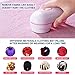 KOODER Sweater Shaver, Double Battery Lint Remover, Efficient and Durable Sweater Fabric Shaver,with Protective Cover Prevent Fabric Damaged (Pink)