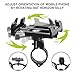 Awinro Bicycle and Motorcycle Cell Phone Holder Universal 360° Rotate Adjustable Phone Mount Smartphone Holder Bike Handlebar Phone Holder for iPhone X 5 6 7 8 Plus Sony Samsung LGthumb 1