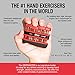 Prohands Gripmaster Hand Exerciser, Finger Exerciser (Hand Grip Strengthener), Spring-Loaded, Finger-Piston System, Isolate and Exercise Each Finger, (7 lb Medium Tension, Red-Gripmaster)