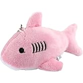 baolaili Cute Shark Plush Keychain,Mini Stuffed Animal Soft Shark Plush Toys,Purse Pendant Doll Shark Toys Plush Shark Keychain Pendants Stuffed Animals Key Chains Stuffed Shark Plushie Backpack
