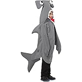 Rasta Imposta Hammerhead Shark Costume, Boys and Girls, Child Size 4-6X, Gray