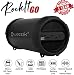 WOOZIK Rockit Go / S213 Bluetooth Speaker, Wireless Boombox Indoor/Outdoor with FM Radio,Micro SD Card, USB, AUX 3.5mm Support, Rechargeable Battery, Strap for Travel, Great for Parties! - Black