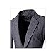 SUSIELADY Men's Blazer Jacket Herringbone Sport Coat Smart Formal Dinner Cotton Suits Slim Fit One Button Notch Lapel Coat
