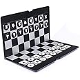 Foldable Mini Magnetic Chess Set Portable Wallet Pocket Chess Board Games