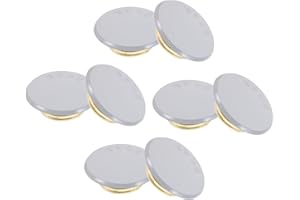 Angoily 8pcs Fire Sprinkler Cover Plates Iron Sprinkler Head Caps Anti-Corrosion Trim Rings for Ceiling