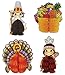 Beistle 4-Pack Decorative Thanksgiving Playmates, 4-Inch-5-Inch (99711) primary