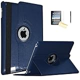 New iPad 9.7 2017 Case (2017 Model), JYtrend (R) Rotating Stand Smart Case Magnetic Auto Wake Up/Sleep Cover For A1822 A1823 MP2G2LL/A MP2J2LL/A MPGT2LL/A MPGW2LL/A MP2F2LL/A MP2H2LL/A (Royal Blue)