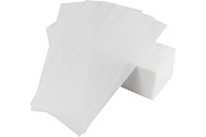 GAADSKCER 50 Pcs Waxing Paper 2.8 x 7.9 Inch Wax Strips For Hair Removal On Legs Chest Back Intimate Areas And Face