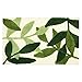 Hi Space Leaf Bath Mat Green Leaves Bathroom Rug Cute Bath Rugs Non-Slip Plush Shaggy Bathroom Mat Boho Soft Fluffy Microfiber Machine Washable Absorbent Doormat 30x20