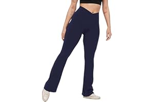 Tthxqing Work Yoga Pants for Women Office Wide Leg Women High Waist Yoga Pant Pocket Gym Fitness Capri Leggings Workout Pants