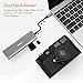 Lenovo USB C Hub, 5 In 1 Type C Adapter With 3 USB 3.0 Ports (5Gbps Transfer Speed), SD/TF Card Reader, Compatible For Type C Devices
